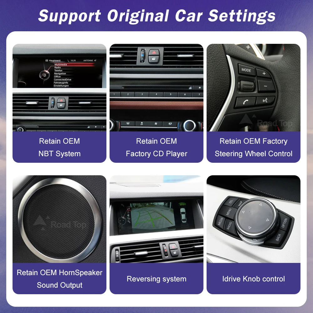 BMW 5 Series F10/F11 Multimedia Touch Screen | CarPlay & Android Auto