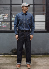 SauceZhan 344XX High-Rise Relaxed Selvedge Denim Jeans