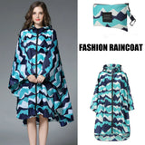 Women's Oversized Waterproof Rain Poncho – Windproof