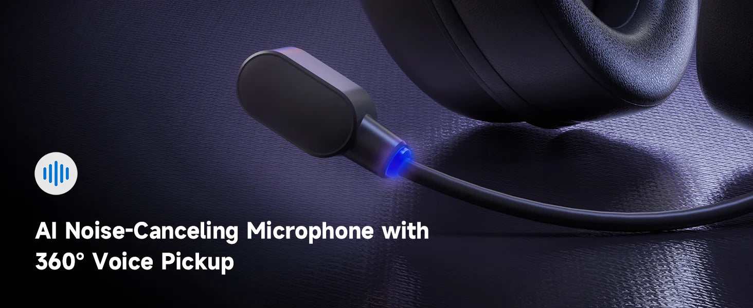 MCHOSE V9 Pro Gaming Wireless  Headset Surround Sound Headphones Noise Canceling Mic Low Latency Lightweight for PS5 PC SWITCH