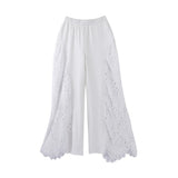 Strapless Eyelet Two-Piece Set