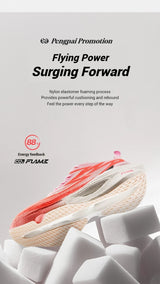 361 Degrees Flame 3.5 Men Running Shoes Carbon Plate Racing Marathon Professional Cushioning Anti-slip Male Sneaker 672512215F