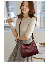 Fashion Women's Brand Trendy Shoulder Bag Leather Crossbody Bag High Quality Women Tote Bags 2024 Large Capacity Female Handbags
