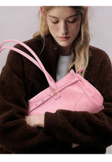 Bafelli Saffiano Leather Crossbody Tote with Chain Strap