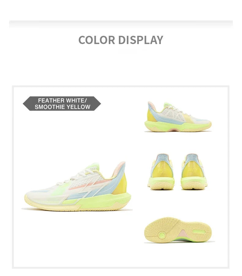 361 Degrees BIG3 4.0 Quick Men's Basketball Sports Shoes Wear-Resistant Non-Slip Mesh Breathable Low-Cut Sneaker Male 672321105