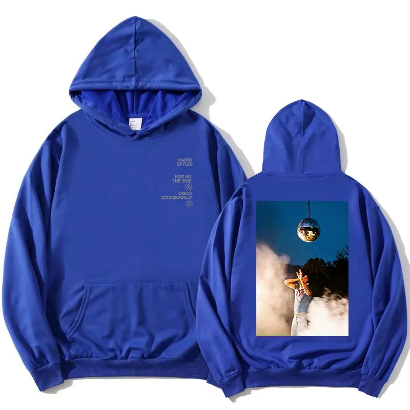 Harry Styles Disco Graphic Fleece Hoodie