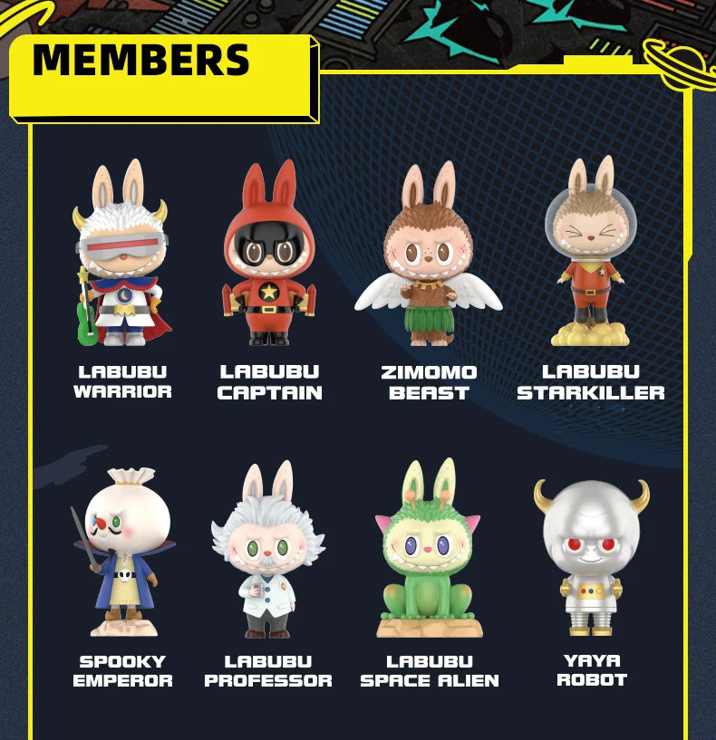 POP MART Labubu Elf Universe Adventure Series Blind Box Toys Guess Bag Mystery Box Mistery Caixa Action Figure Surpresa Model