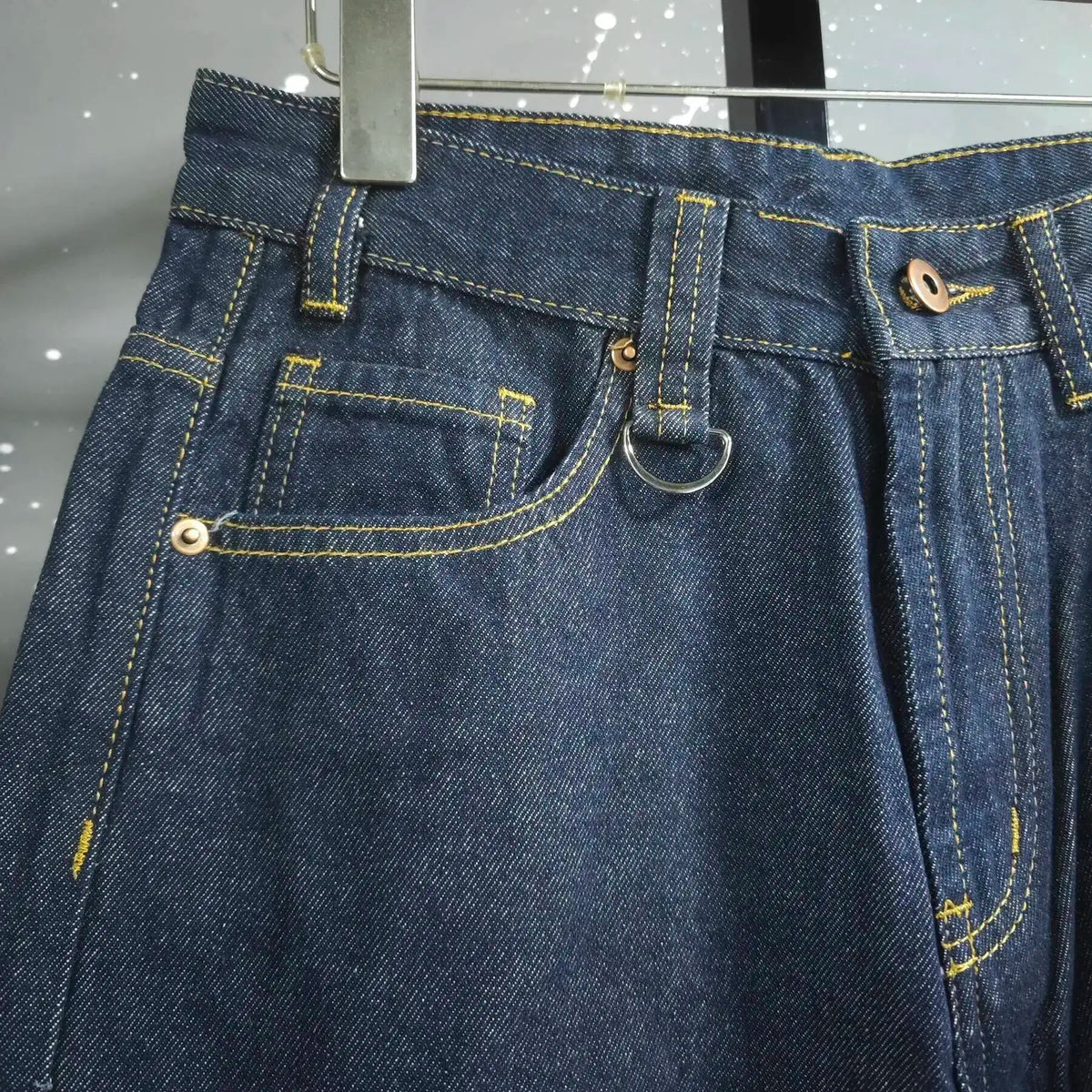 IEFB Men's Straight Denim Pants New Cleanfit Solid Color Korean Version Wide Leg Versatile Casual Jeans Trend New Autumn  9C1519