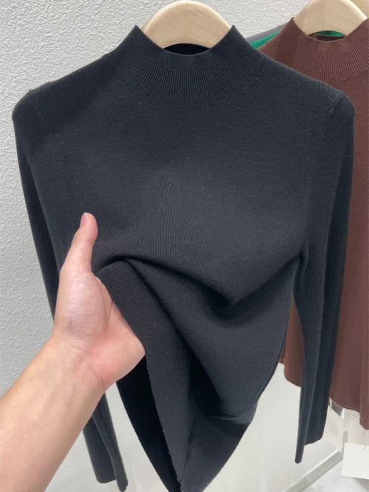 Women’s Slim Fit Knitted Turtleneck Sweater