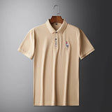 Men's Embroidered Polo Shirt – Casual Summer Style