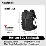 Naturehike Backpack Man Women 25L 30L Large Capacity Shoulder Bag Outdoor Climbing Hiking Portable Lightweight Waterproof Bag