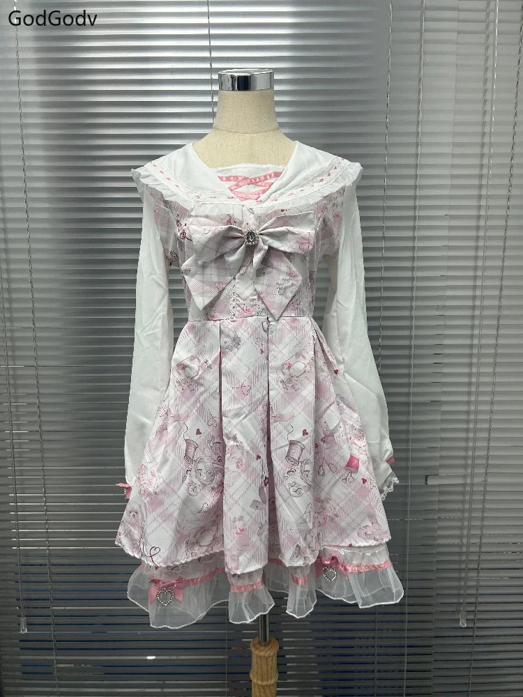 Kawaii Sweet Lolita Bow Dress
