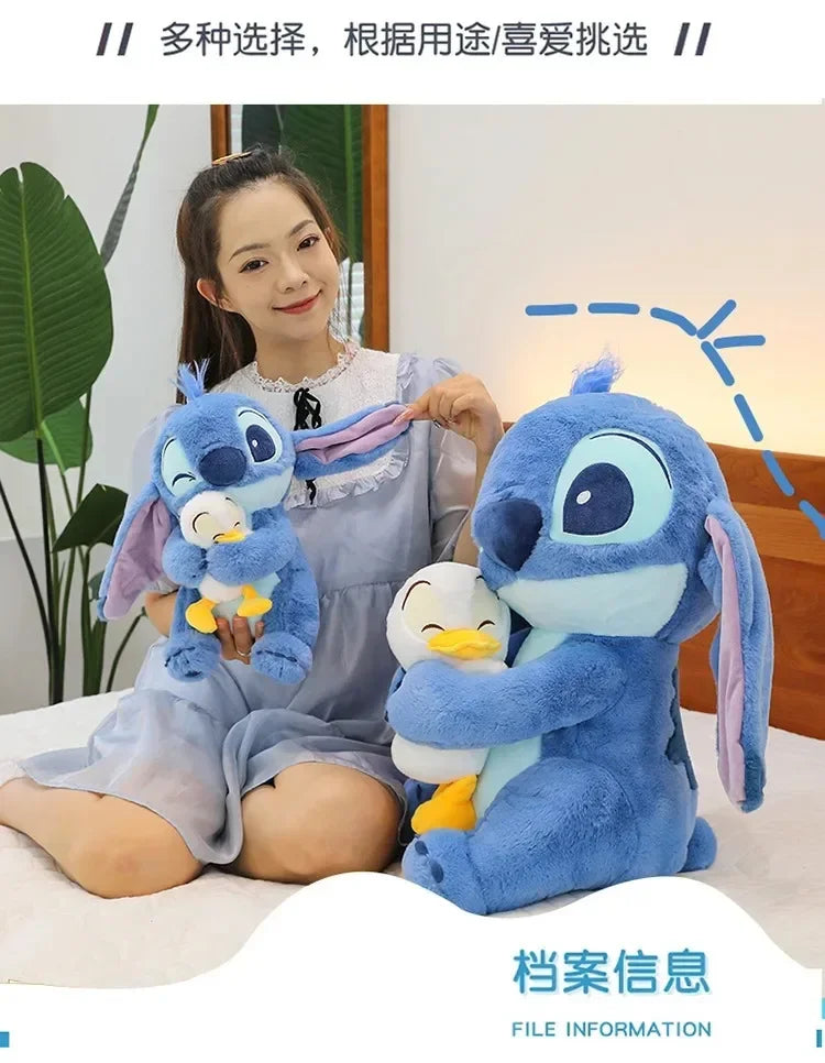 Disney Stitch & Duck Plush Doll