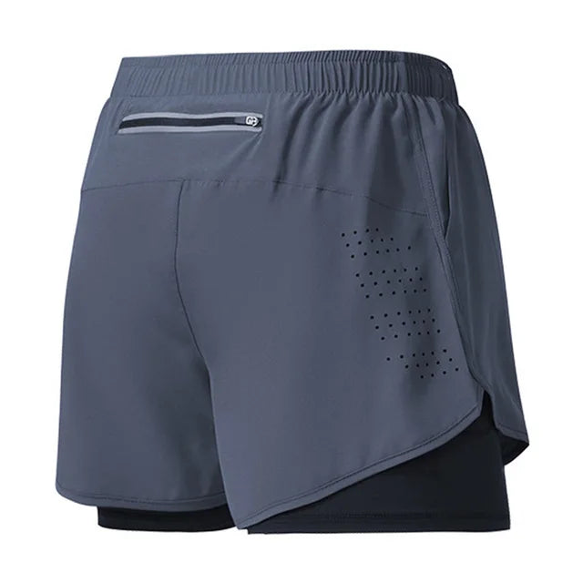 Performance Double-Layer Training Shorts | Moisture-Wicking Athletic Gear
