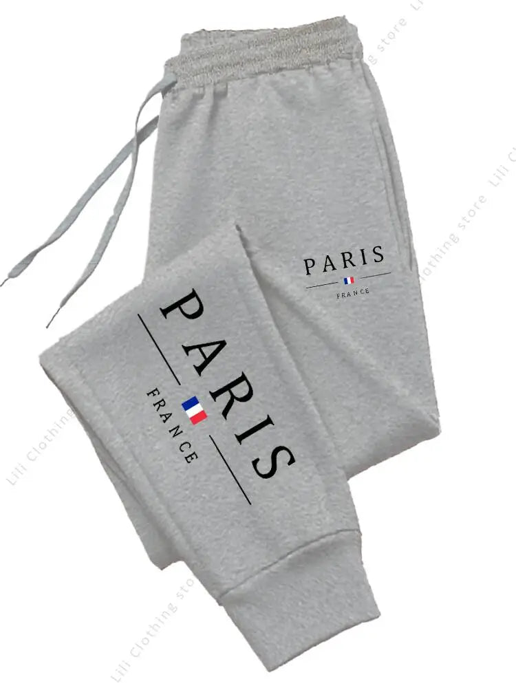 Women's Fleece Jogger Pants with Drawstring Waist