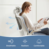 JHK Ergonomic Mesh Office Chair with Flip-Up Arms