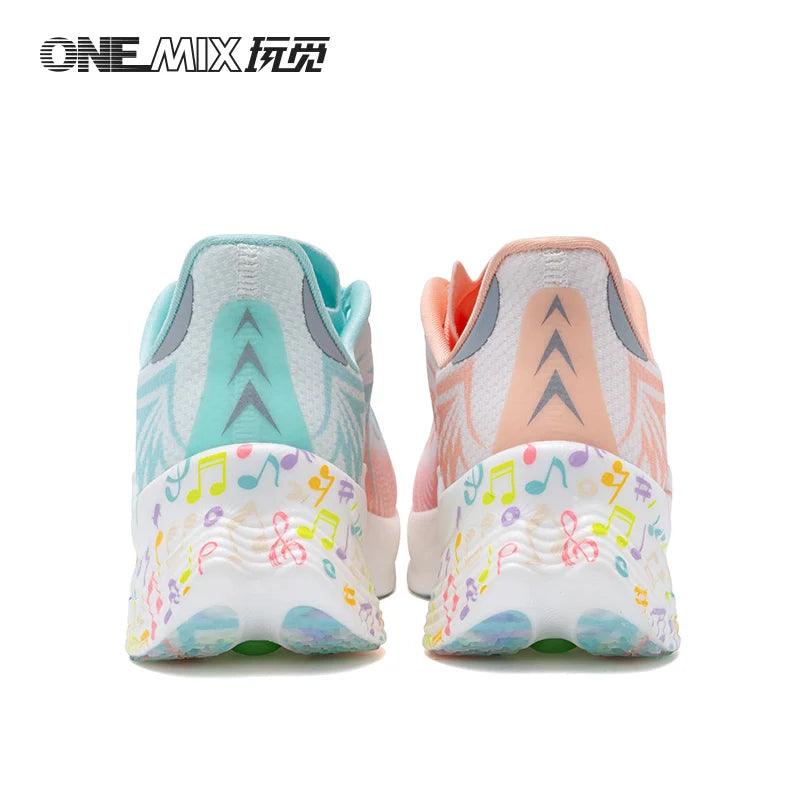 ONEMIX Beam New Arrival Training Running Shoes for Men Full Sole Nylon Plate Sport Shoes Breathable Summer Female Jogging Shoes