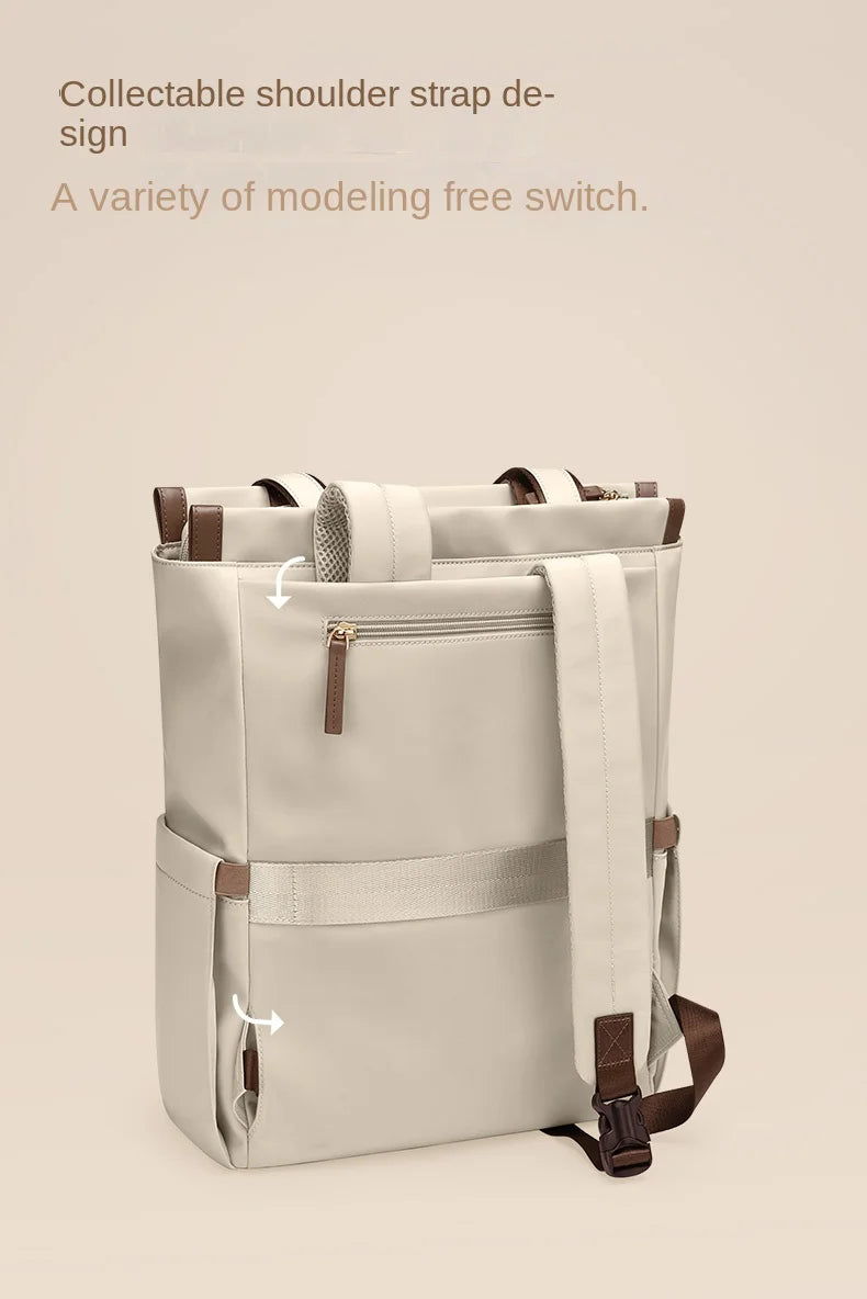 GOLF Backpack for Women Convertible Shoulder Bag Ladies Aesthetic School Backpack with 15.6" Laptop Compartments Secret Pocket