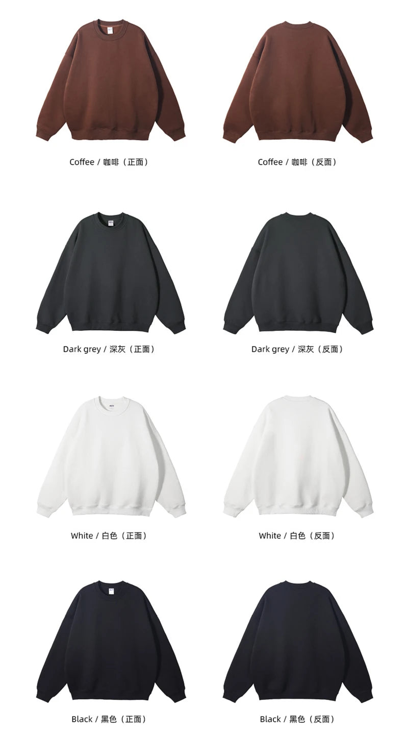 Men's 350gsm Fleece Crewneck Sweatshirt