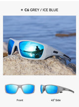 KDEAM Men's Polarized Cycling Sunglasses – TR90 Frame