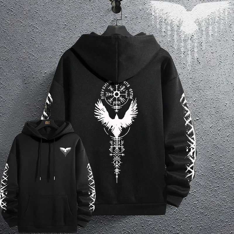 Men’s Classic Black Pullover Hoodie