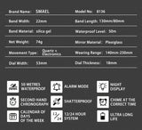 SMAEL 8136 Men's Sport Watch – 50M Water Resistant