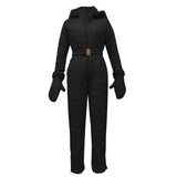 Waterproof One-Piece Ski Suit – Insulated Winter Hooded Jumpsuit
