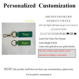 Free Customized Fashion Women Genuine Leather Keychain Vintage Creative Pendant Handmade Small Gift DIY Present Car Key Chain