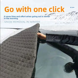 Universal Half Car Cover – Snow, Frost & Sun Shield