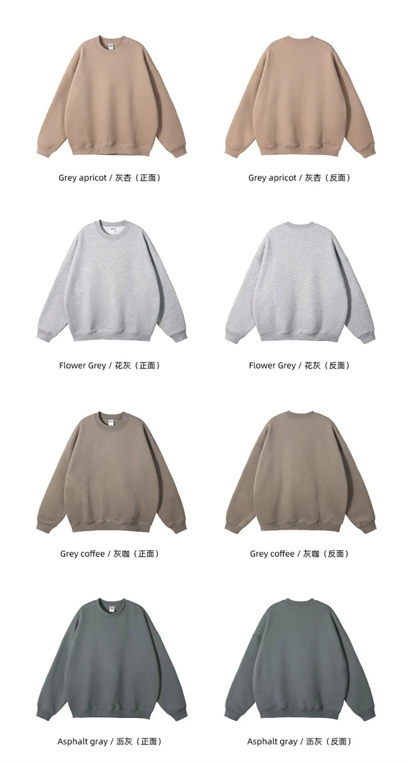 Men's 350gsm Fleece Crewneck Sweatshirt