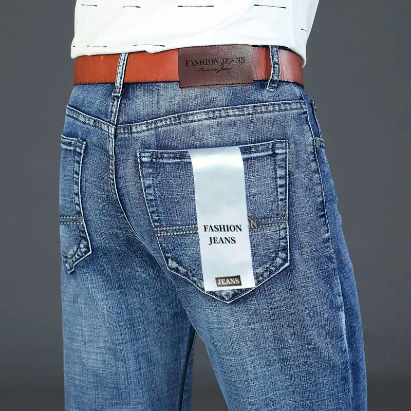 Men’s Classic Straight-Leg Stretch Jeans