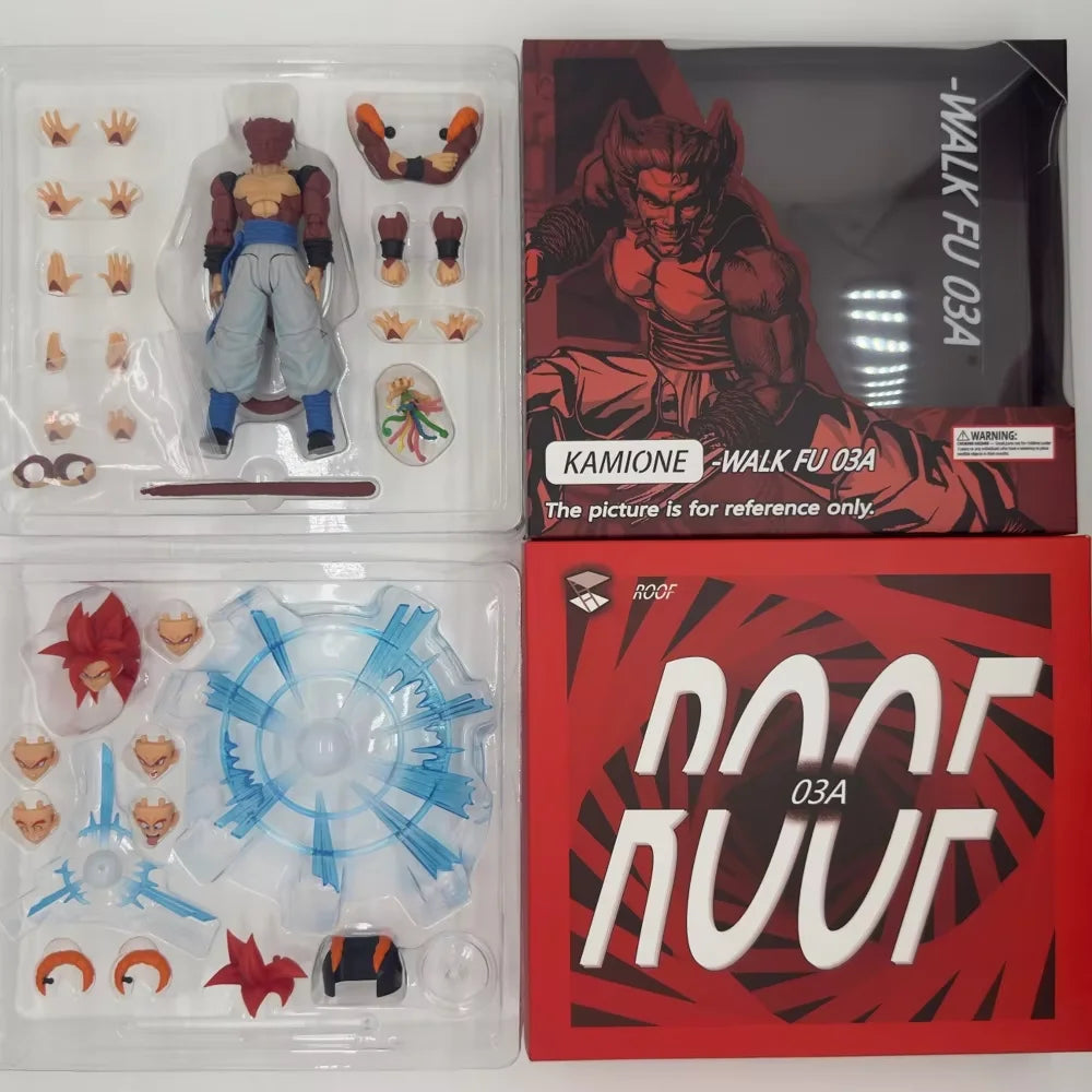TonsenArttoys Kamione Studio SHF Gogeta SSJ4 Figure Dragon Ball GT Super Saiyan 4 Gogeta Anime Action Figures Kids Toys Gifts