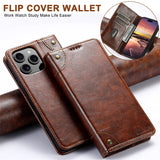 Magnetic PU Leather Flip Wallet Case for iPhone