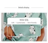 Cartoon Print Women’s Pajama Set