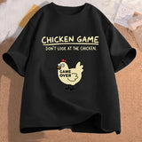 Chicken Game Graphic Tee – Funny Unisex T-Shirt