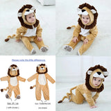 Umorden Baby & Toddler Animal Romper | Cozy Plush Cartoon Coverall