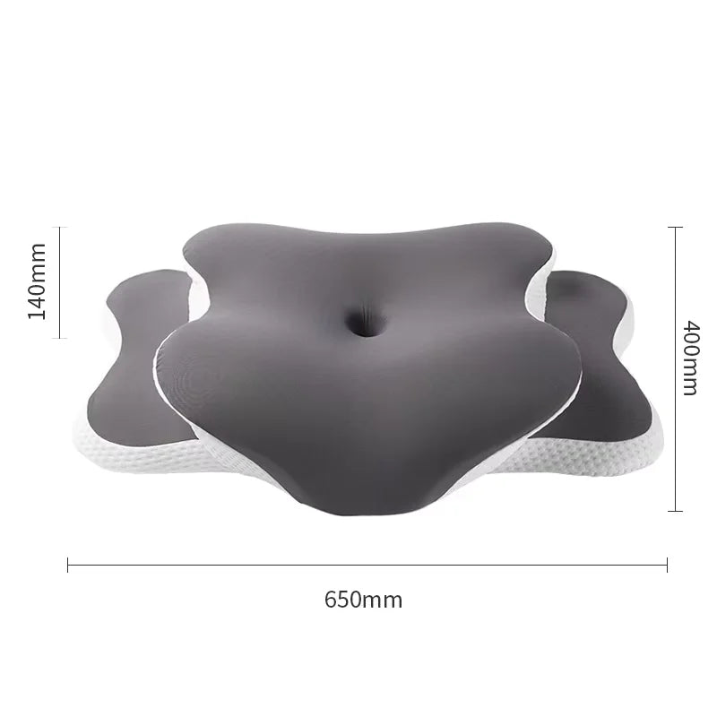 Memory Foam Pillow Cervical Pillow Neck Pain Relief Contour Ergonomic Orthopedic Neck Support for Side Back Stomach Sleeper Gift