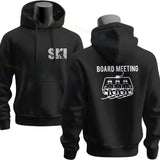 Men's Ski & Snowboard Graphic Hoodie for Fall and Winter
