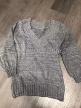 Autumn Winter Woman Gyaru Coquette V-neck French Vintage Sweater Long Sleeve Pullovers Knitwears 2000s Aesthetic Old Money Thick