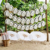 Short Brim Panama Sun Hats – Bulk Wedding & Event Pack