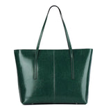 Burminsa Vintage Genuine Leather Tote Bag for Women