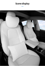 Tesla Model 3/Y Juniper Nappa Leather Car Seat Neck Pillow