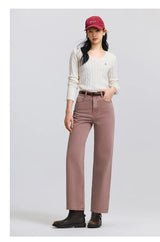 Semir Jeans Women Vintage Long Trousers 2025 New Spring Wide-leg Trousers Comfortable Soft Versatile Trousers