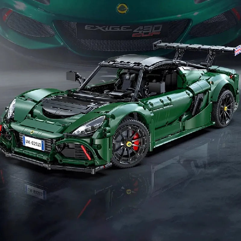 3730PCS Technik 1:8 430 Super Sport Car Building Blocks Model Set Colletible Race Hypercar Blocks Kits Muscle Car Lover Fan Gift