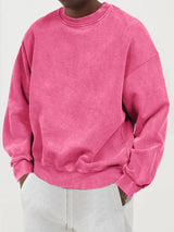Men’s Washed Cotton Crewneck Sweatshirt