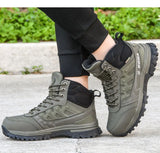 BONA 2023 New Designers Brand Winter Warm Boots Men Plush Nubuck Snow Boots Man High Quality High Top Boots Mansculino Sneakers