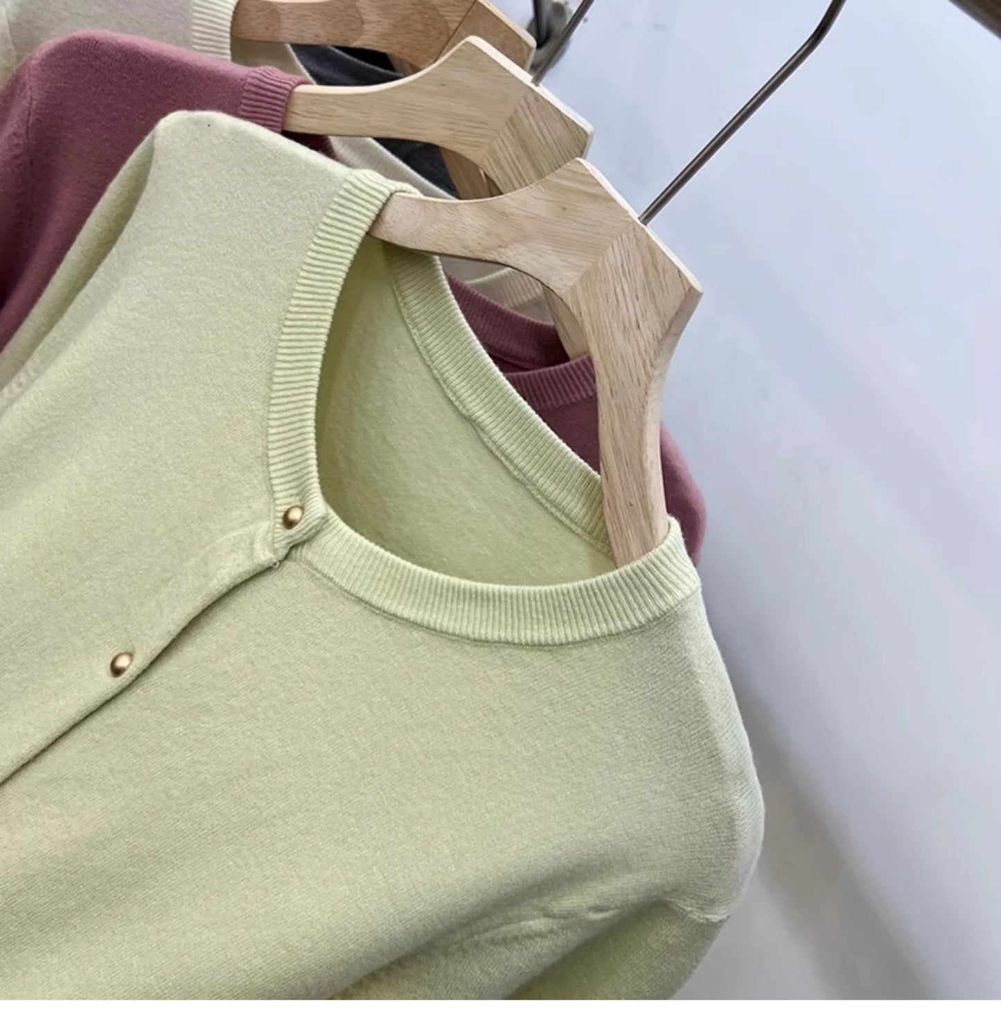 Classic O-Neck Knit Cardigan
