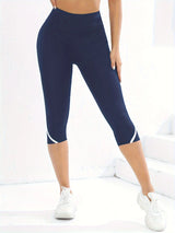 Women's High-Waisted Yoga Capri Leggings
