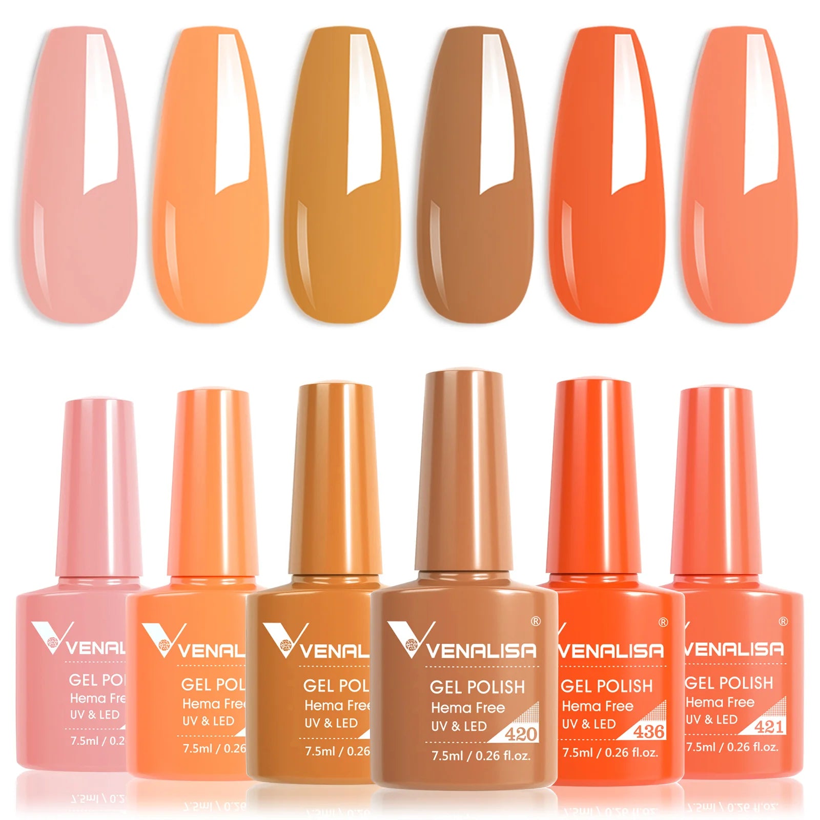 Venalisa TPO/HEMA-Free 6pc Gel Polish Kit 7.5ml