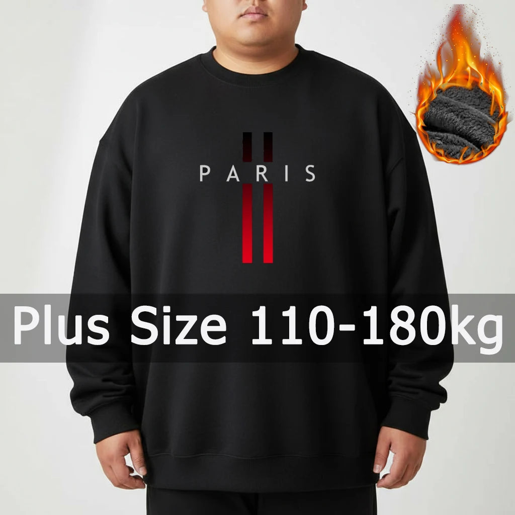 Men's Plus Size Fleece Sweatshirt XL–7XL